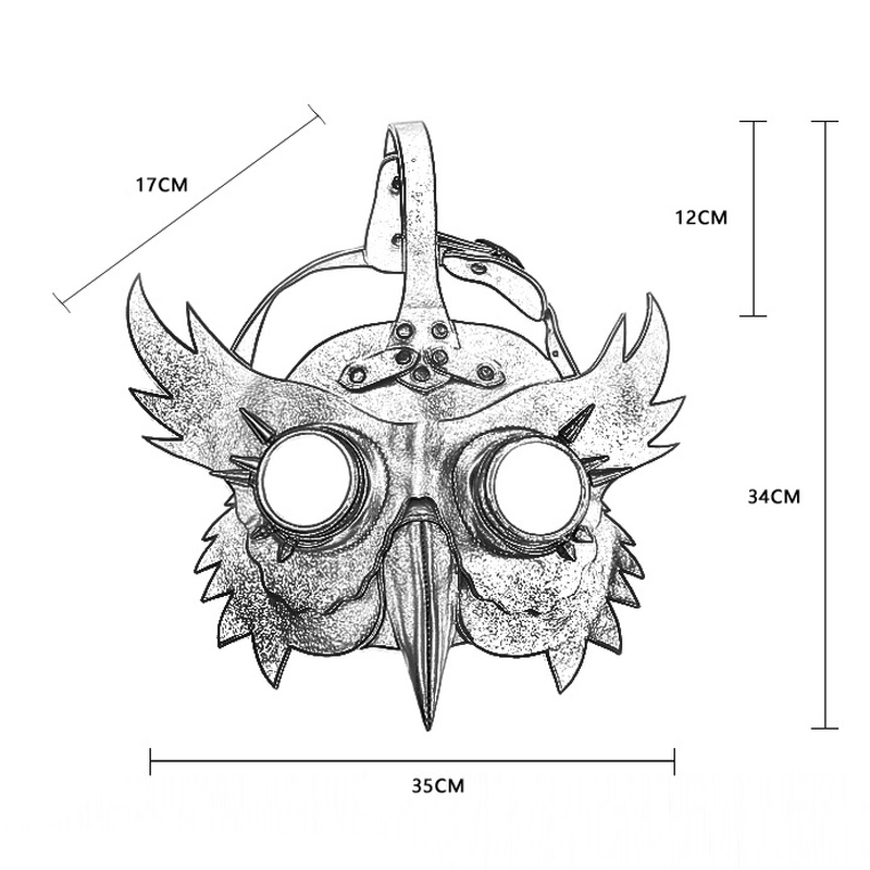 (image for) Bird Beak Halloween Costume Props Mask
