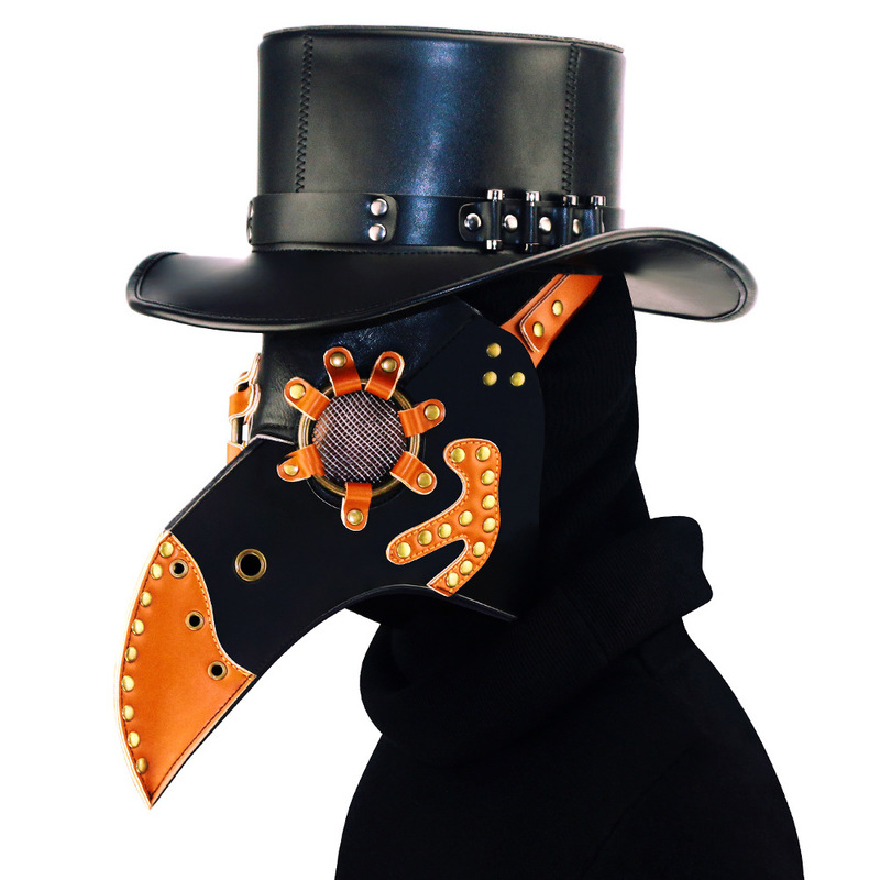 (image for) Steampunk Long Beak Bird Mask Plague Doctor