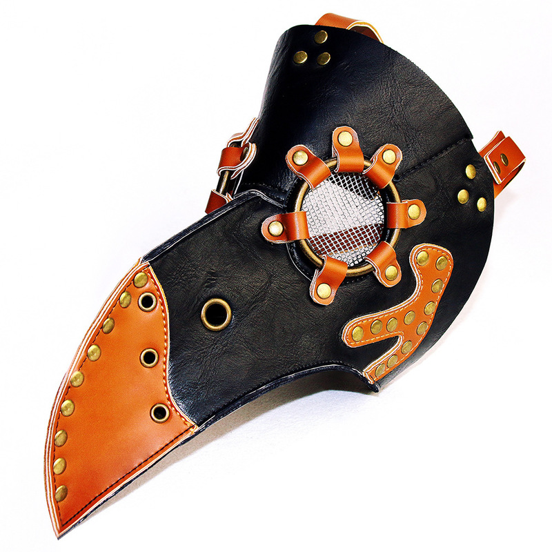 (image for) Steampunk Long Beak Bird Mask Plague Doctor