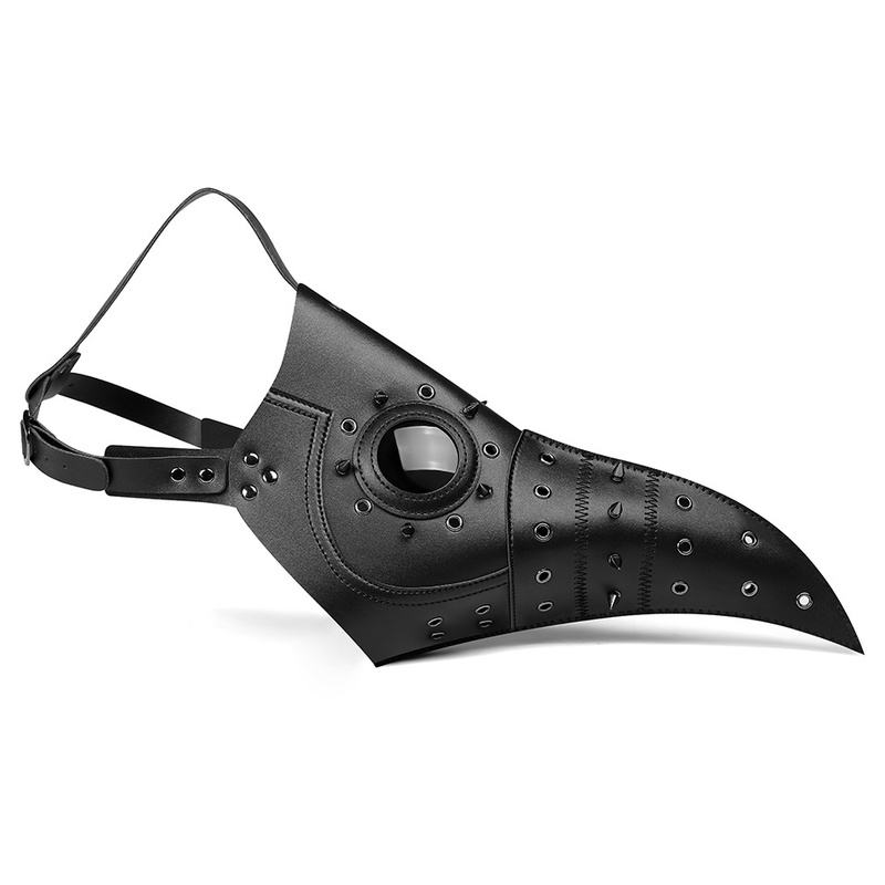 (image for) Steampunk Cutout Rivets Long Beak Mask
