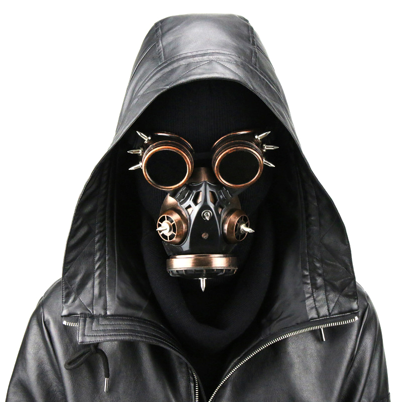 (image for) Steampunk Goggles Rivets Splice Mask