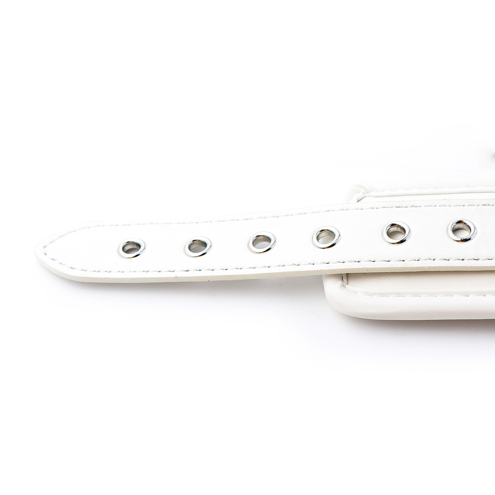 (image for) Soft Leather Elastic Sponge Cuffs - Pin