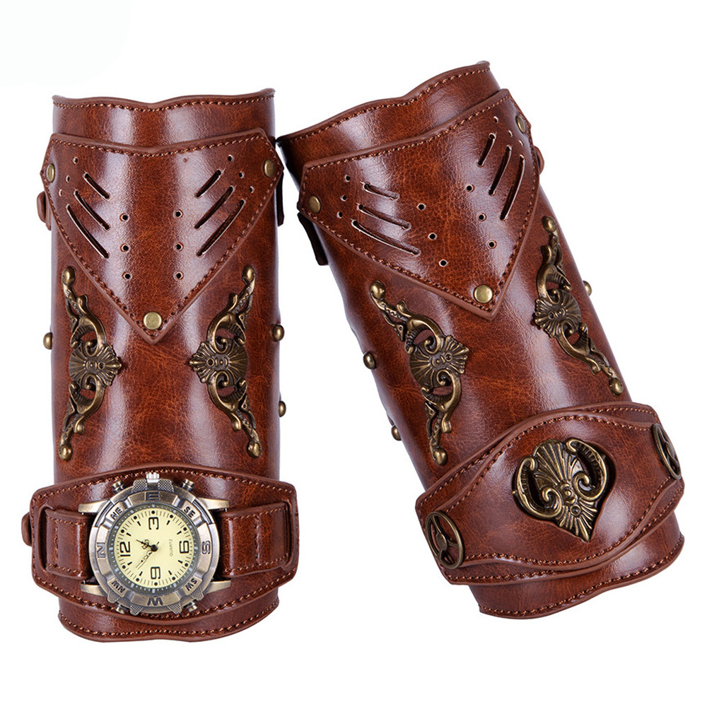 (image for) Steampunk Retro Knight Leather Arm Cuff