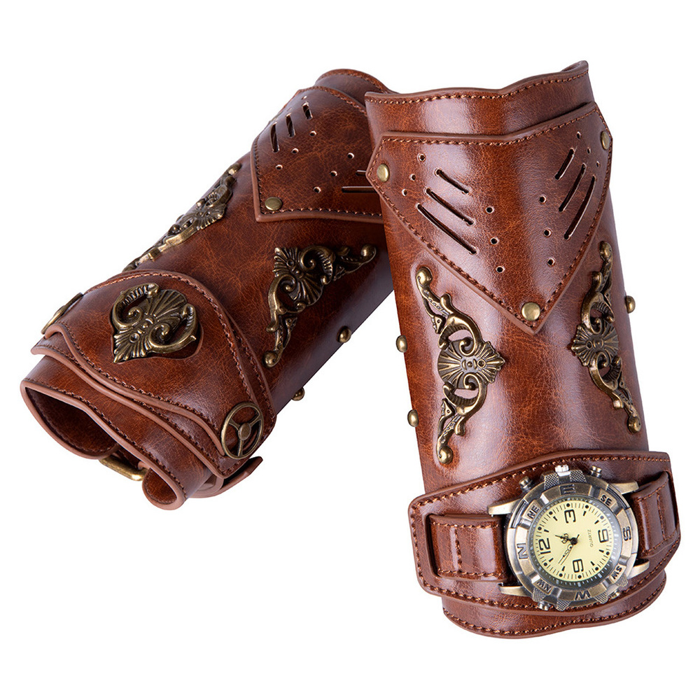 (image for) Steampunk Retro Knight Leather Arm Cuff