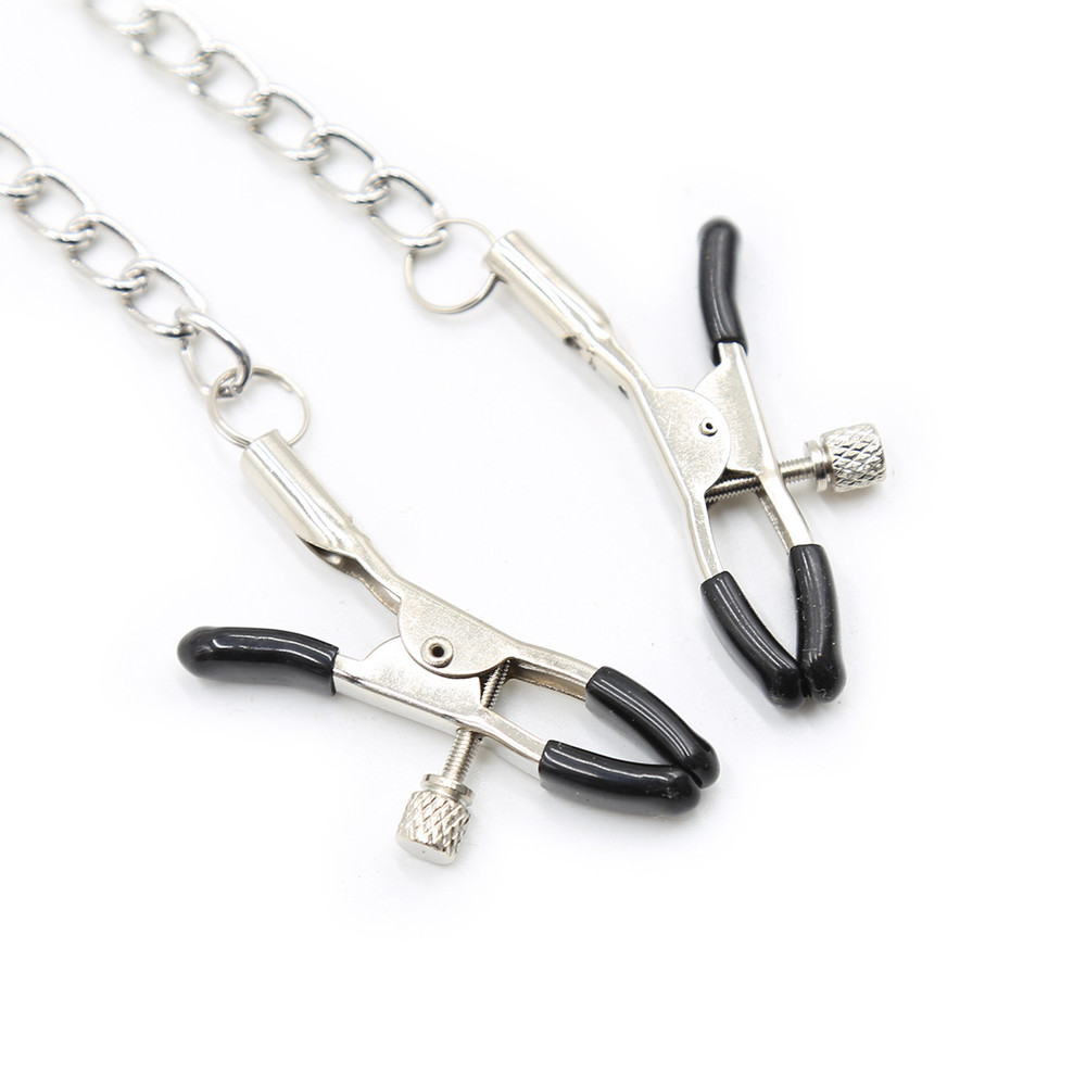 (image for) Four Nipple Clamps With Chain