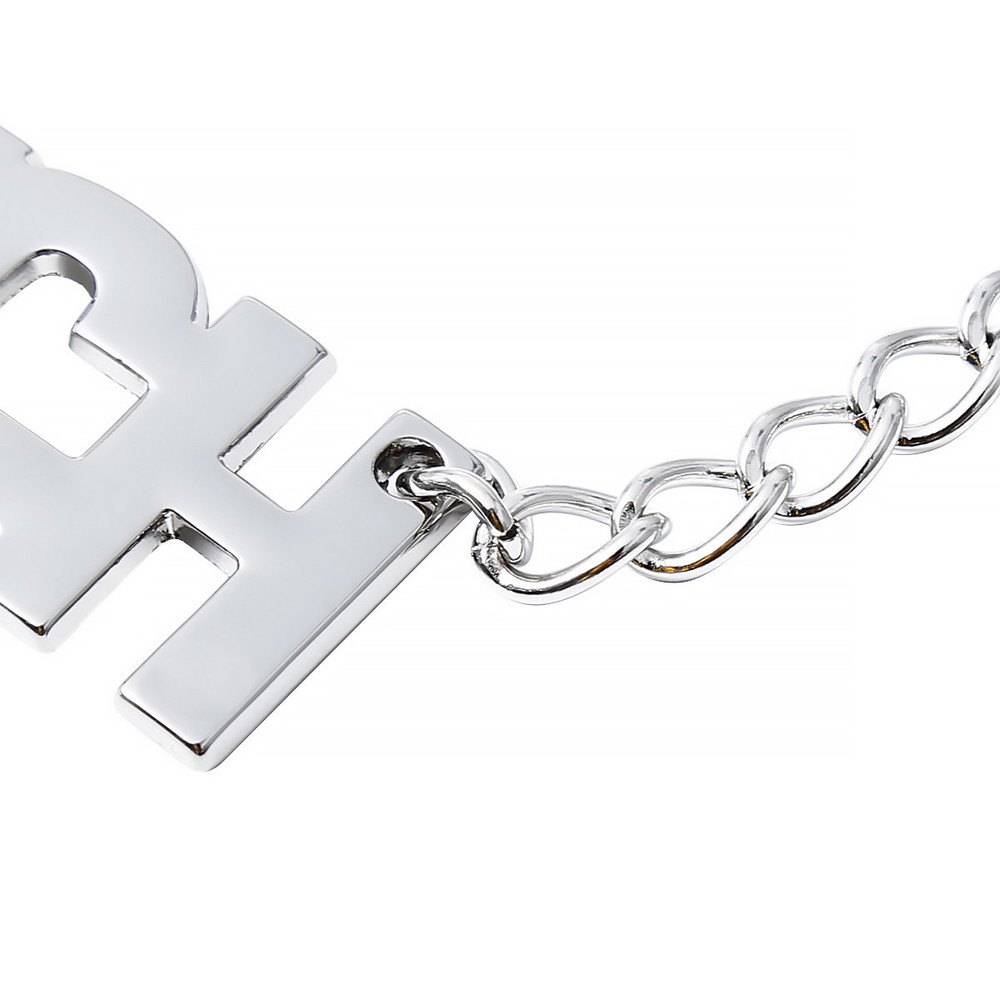(image for) Nipple Clamp With Chain - Bitch