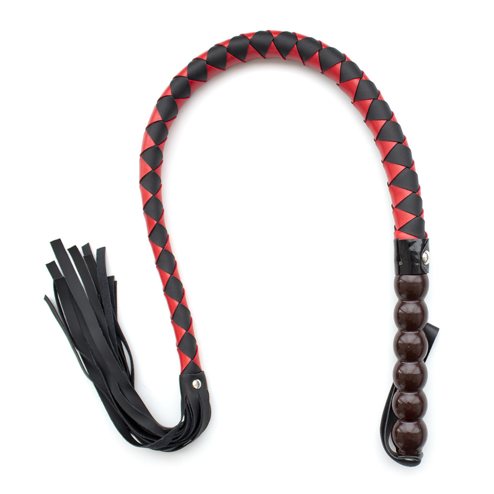 (image for) Snake Bondage Whips With Brown Handle