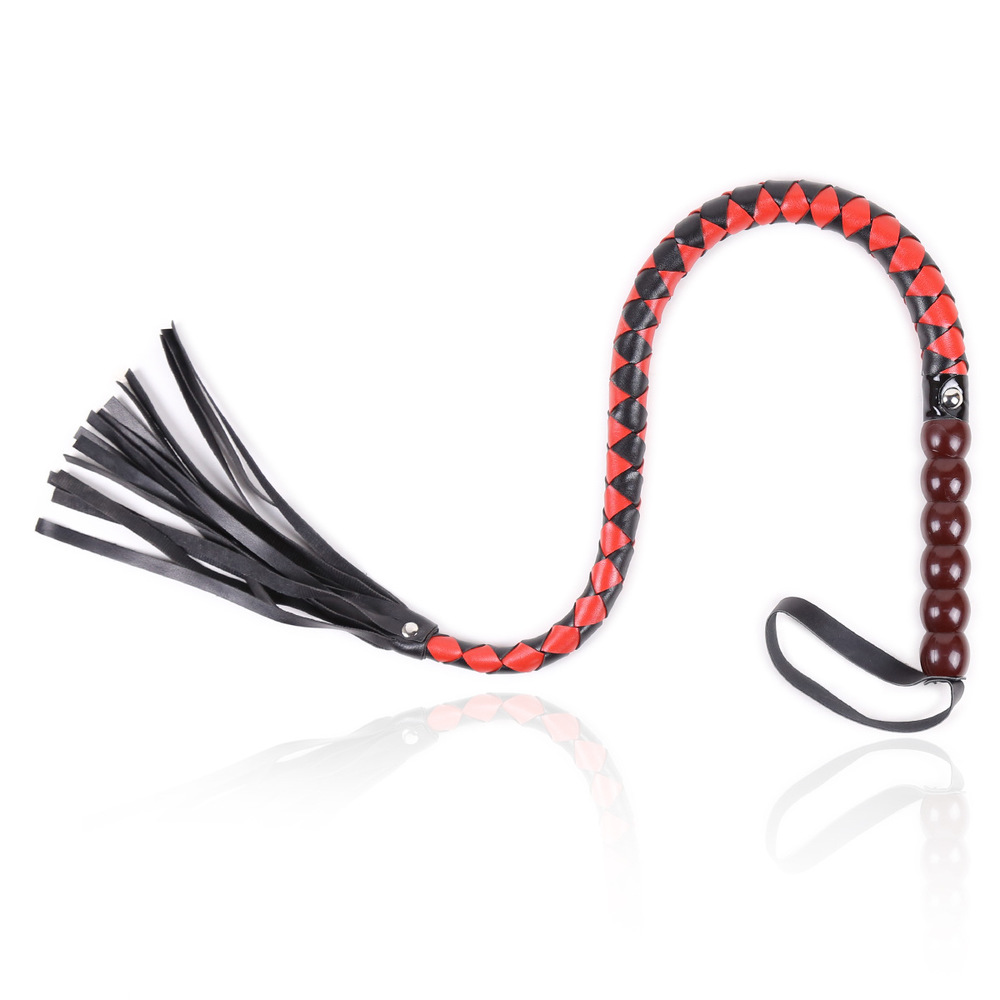 (image for) Snake Bondage Whips With Brown Handle