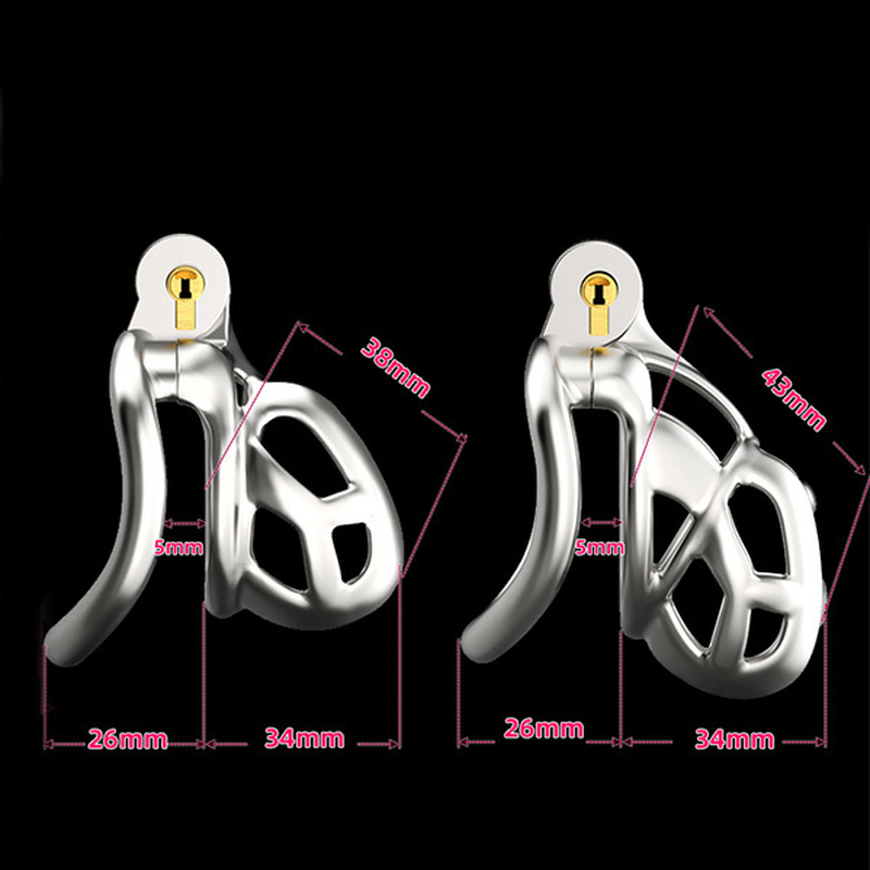 (image for) Cobra Metal Chastity Cock Cage - Bend