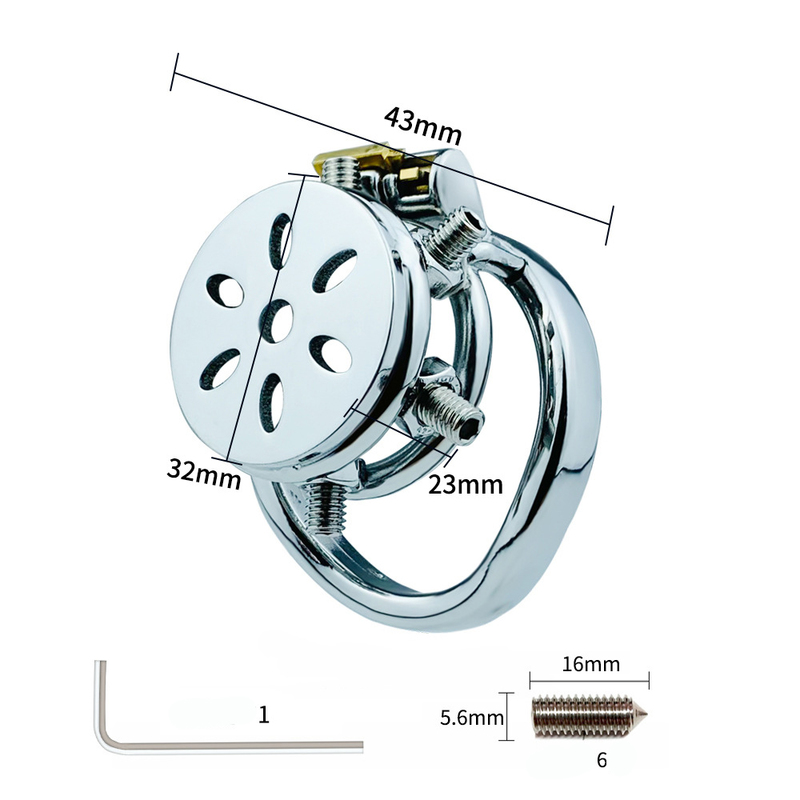 (image for) Rivet Screw Cover Chastity Lock Cage