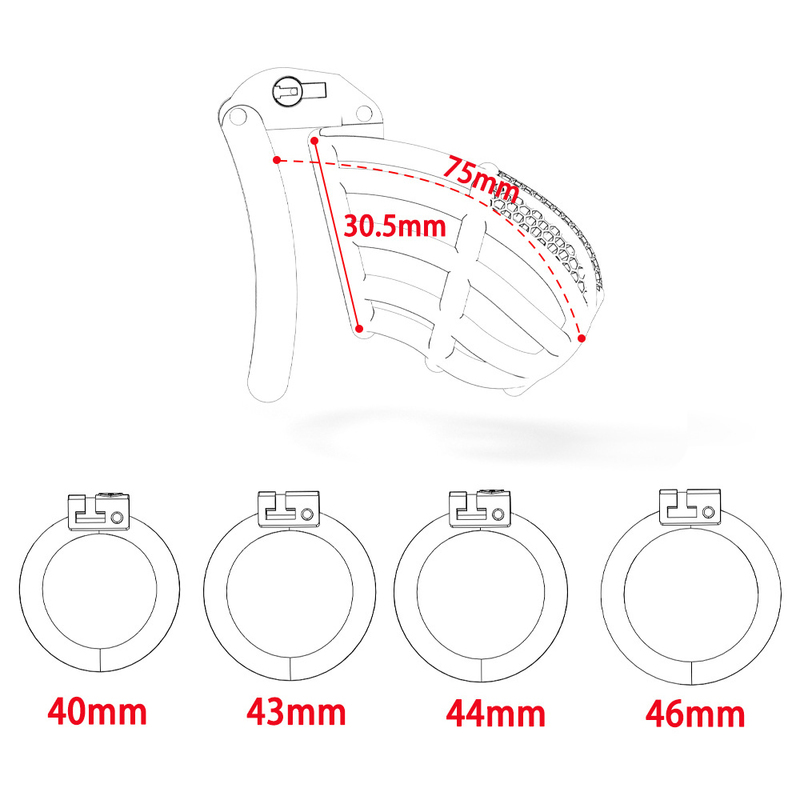 (image for) Net Male Chastity Cage