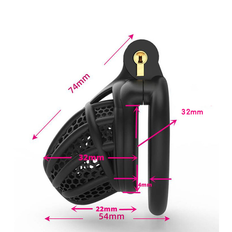 (image for) Honeycomb Plastic Chastity Cage