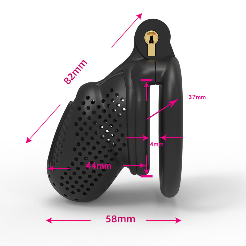 (image for) Tiger Head Plastic Chastity Cage