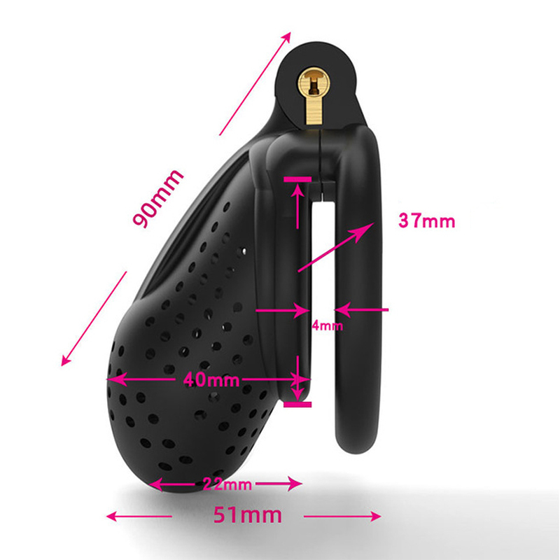 (image for) Breathable Plastic Chastity Cage