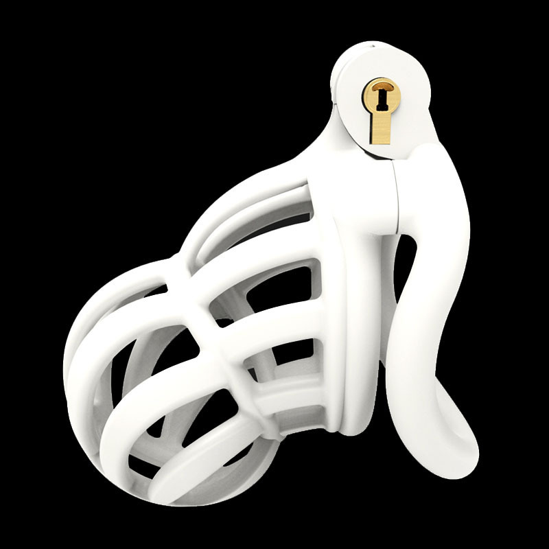 Narrow Plastic Chastity Cage - Click Image to Close