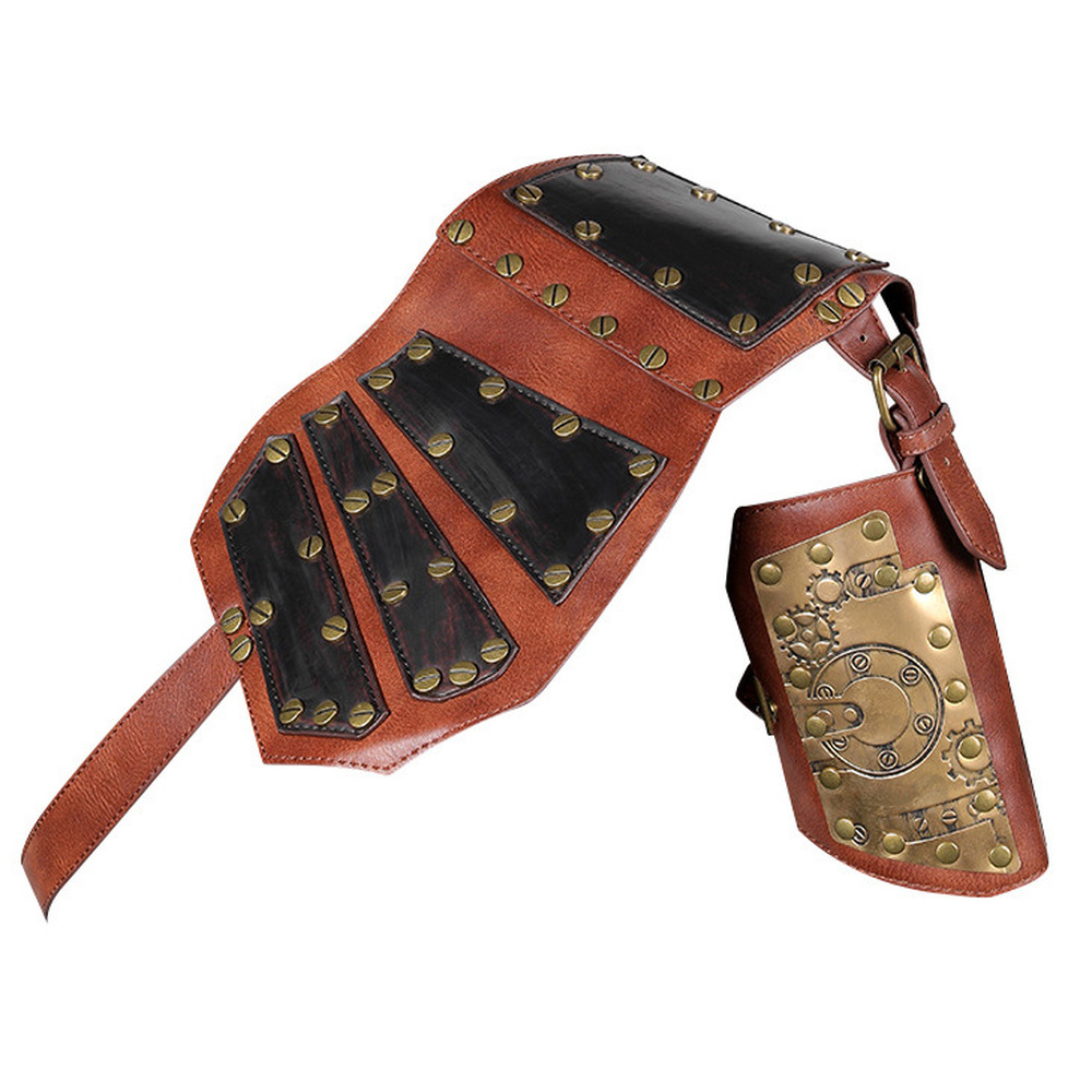 (image for) PU Body Chest Harness Shoulder Armor Arm