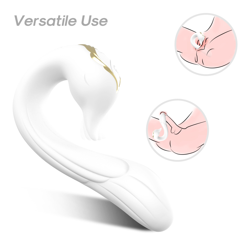 (image for) Swan G-spot Vibrator With Clit Licking