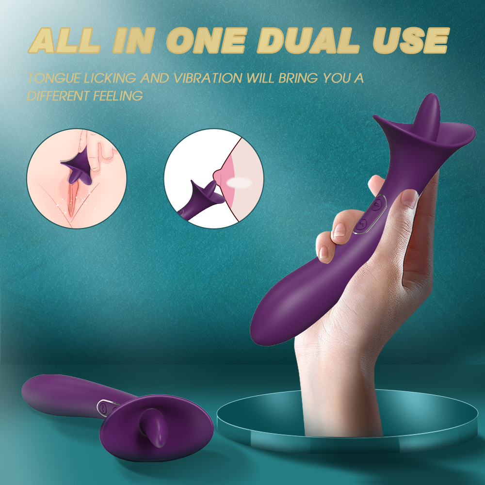 (image for) Tara Licking Double Penetration Vibrator