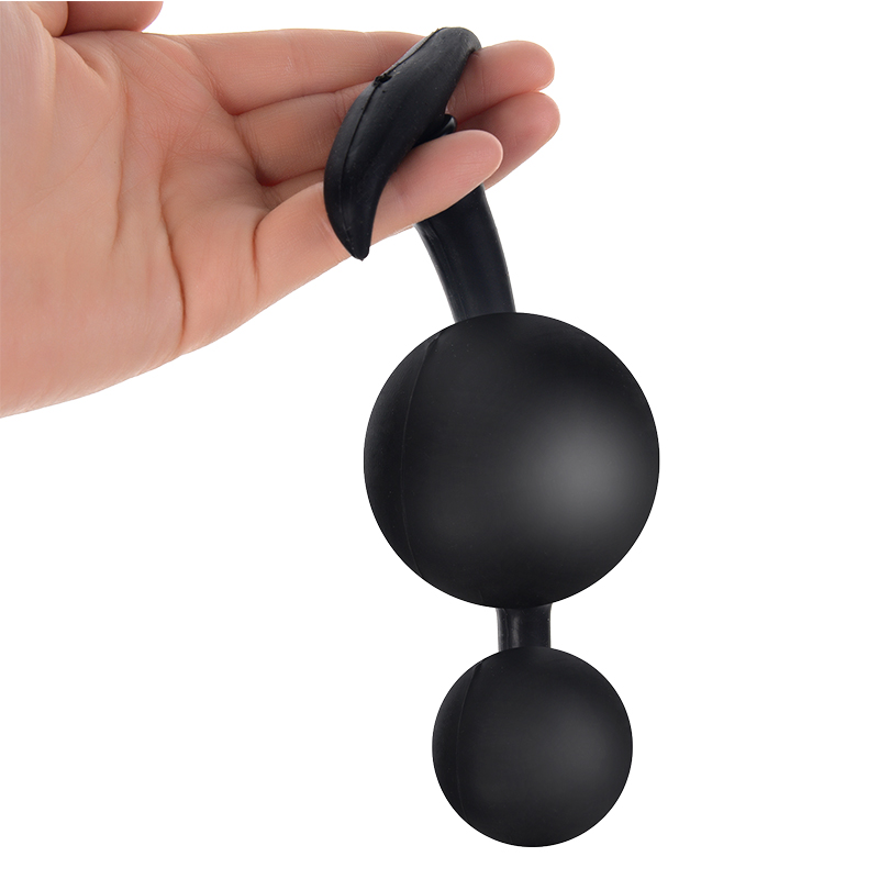 (image for) Double Ball Inflatable Anal Beads