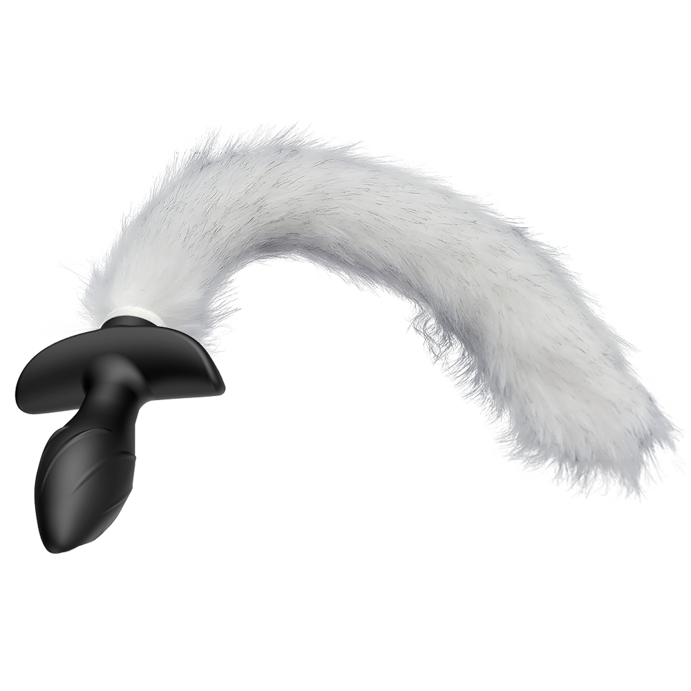 (image for) Vibrating Fox Tail Plug Vibrator
