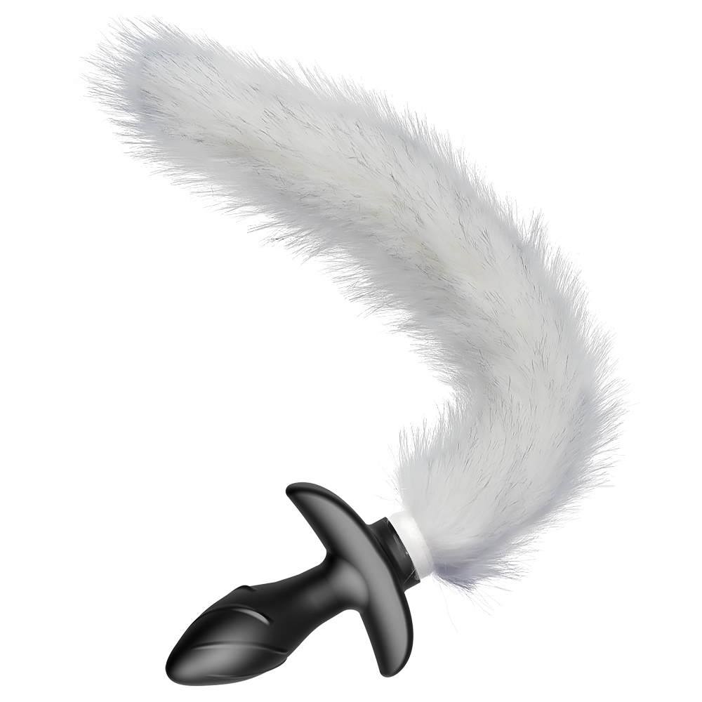 (image for) Vibrating Fox Tail Plug Vibrator