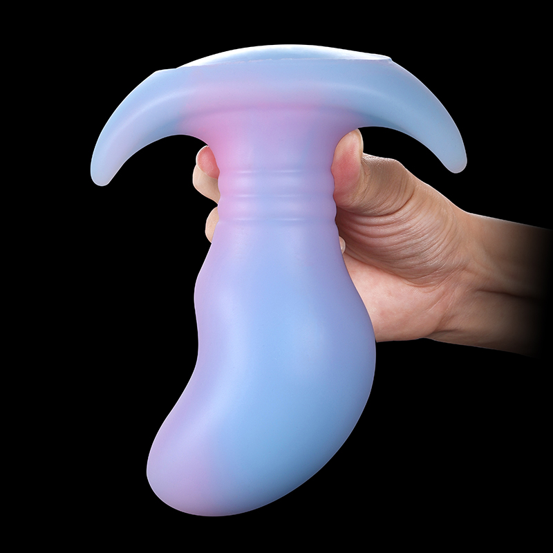 (image for) Glowing Mango Soft Silicone Butt Plug