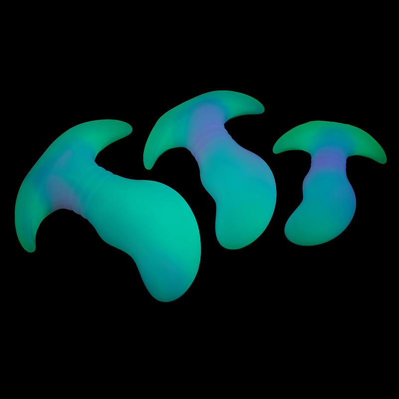 (image for) Glowing Mango Soft Silicone Butt Plug