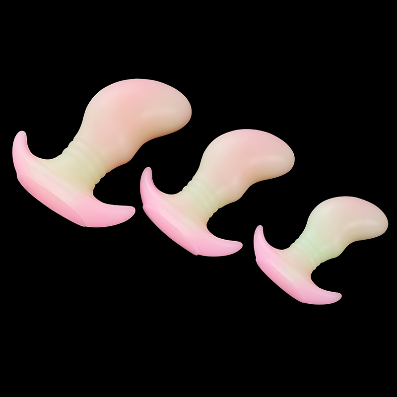 (image for) Glowing Mango Soft Silicone Butt Plug