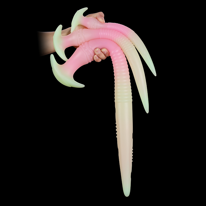 (image for) Eel Long Silicone Butt Plug - Luminous