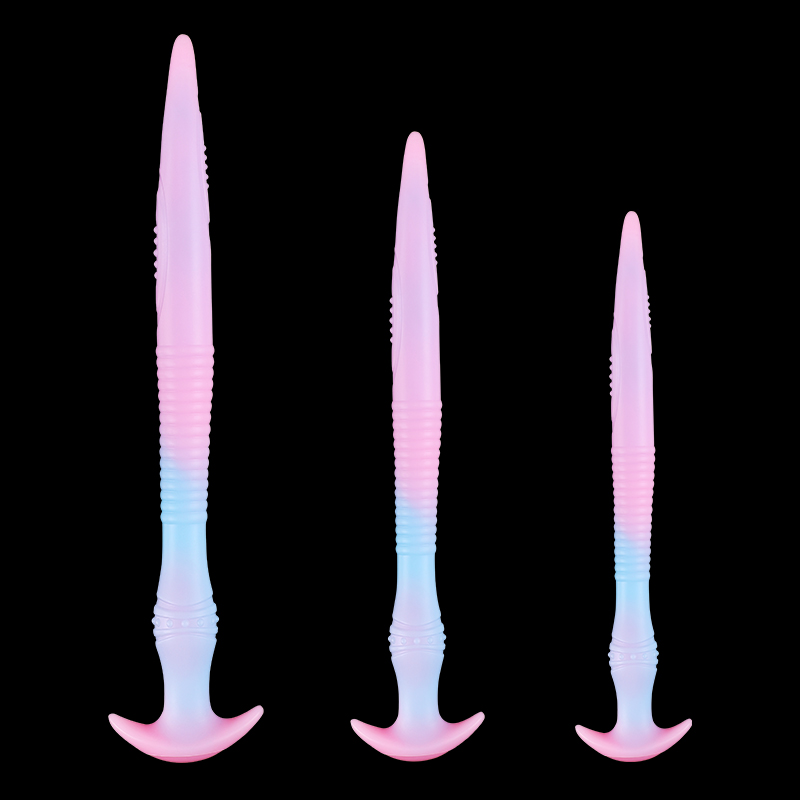 (image for) Eel Long Silicone Butt Plug - Luminous