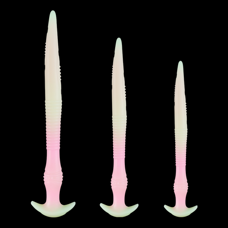 (image for) Eel Long Silicone Butt Plug - Luminous