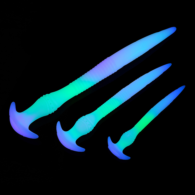 (image for) Eel Long Silicone Butt Plug - Luminous