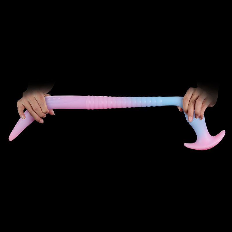 (image for) Eel Long Silicone Butt Plug - Luminous