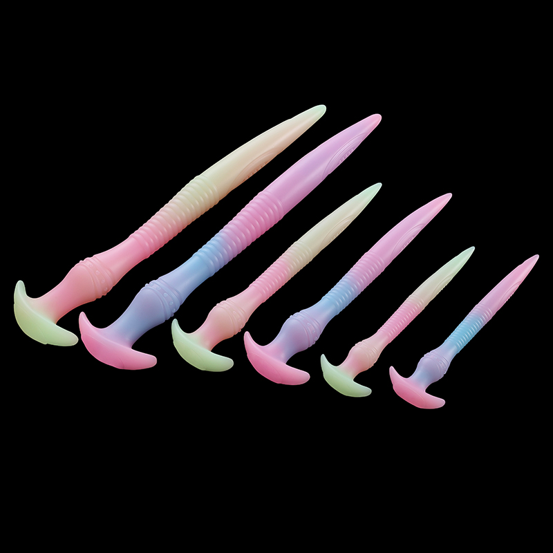 (image for) Eel Long Silicone Butt Plug - Luminous