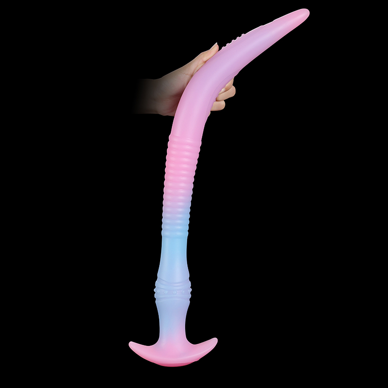 (image for) Eel Long Silicone Butt Plug - Luminous
