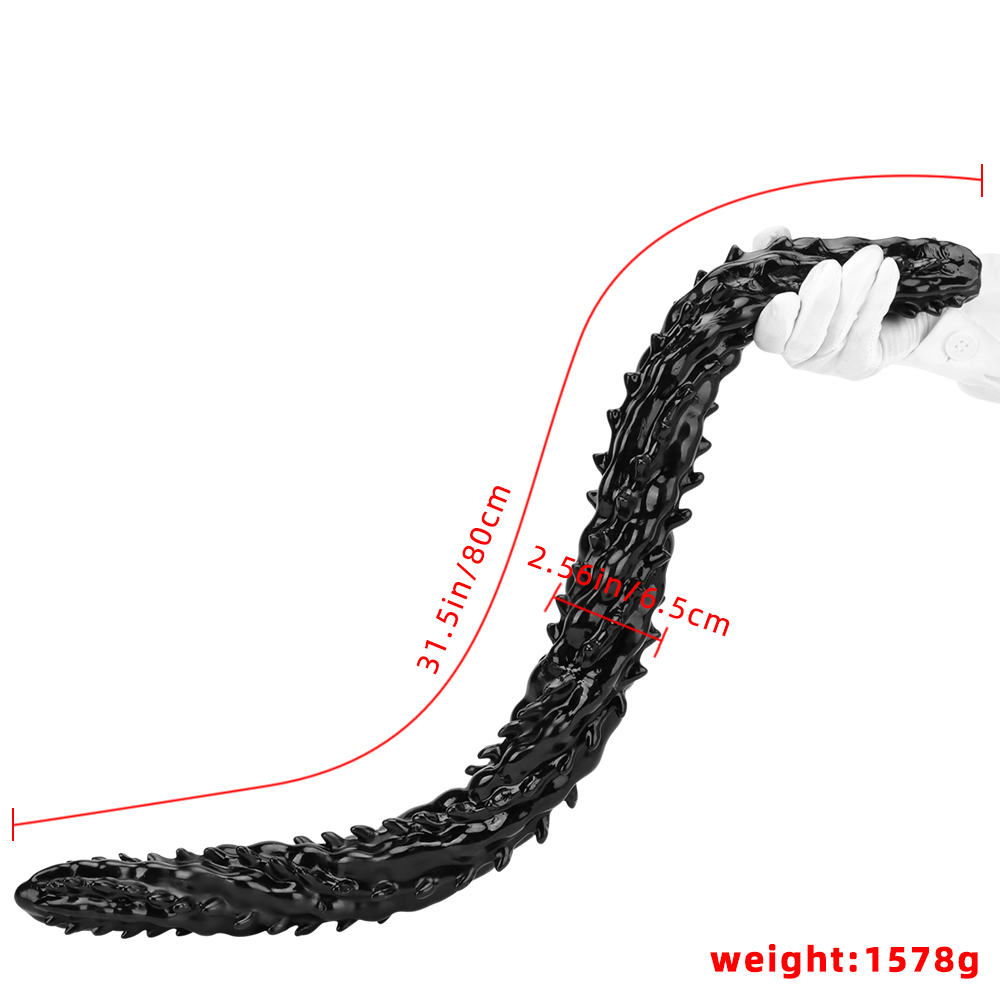 (image for) Barbed 31.5 inch PVC Butt Plug