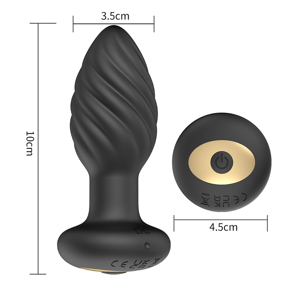 (image for) Threaded Anal Butt Plug with App Control