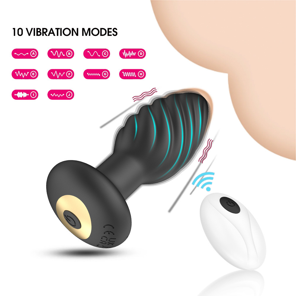 (image for) Threaded Anal Butt Plug with App Control