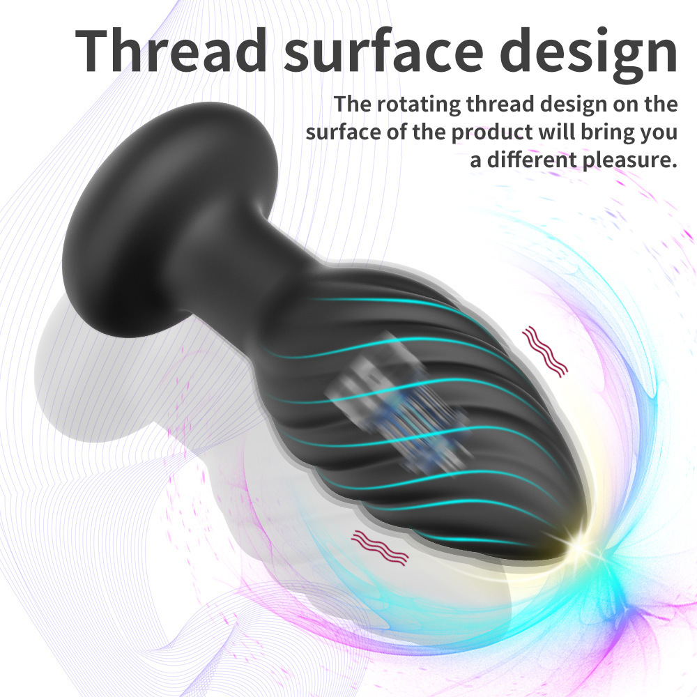 (image for) Threaded Anal Butt Plug with App Control