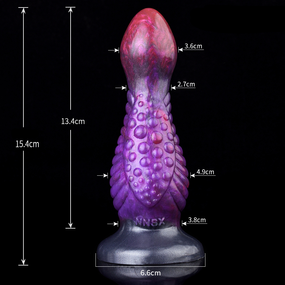 (image for) Bad Dragon Purple Butt Plug - A