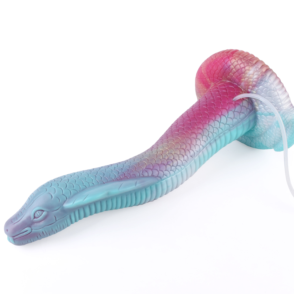 (image for) Ejaculating Snake Dildo Butt Plug