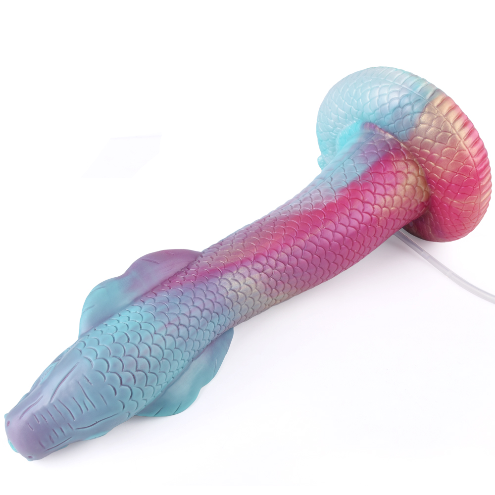(image for) Ejaculating Snake Dildo Butt Plug