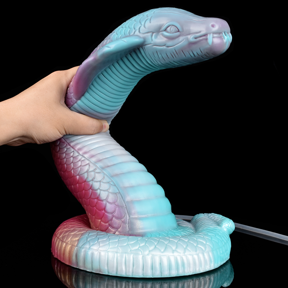 (image for) Ejaculating Snake Dildo Butt Plug