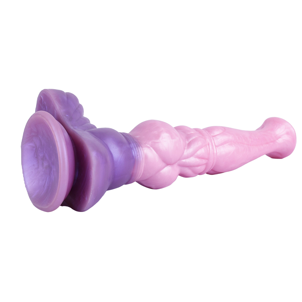 (image for) Knotted Horse Dildo Silicone Comfortable Fake Penis