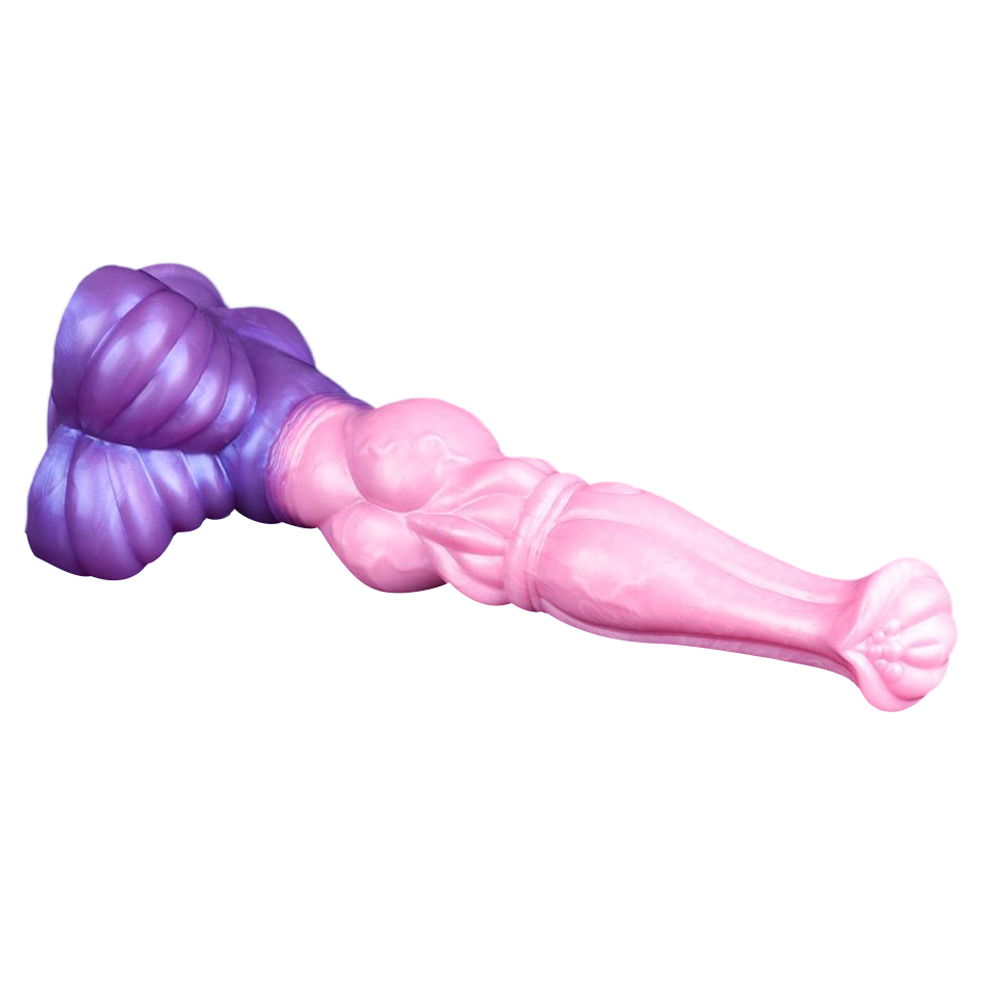(image for) Knotted Horse Dildo Silicone Comfortable Fake Penis