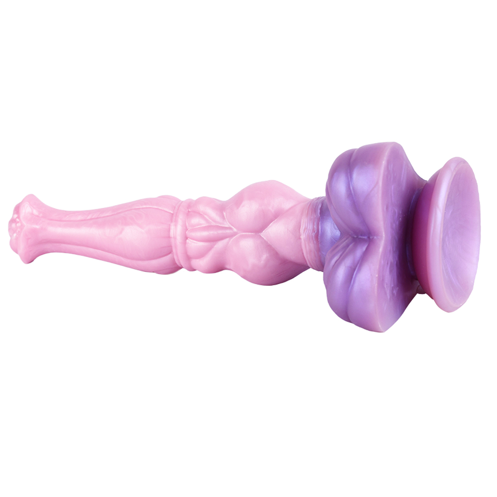 (image for) Knotted Horse Dildo Silicone Comfortable Fake Penis