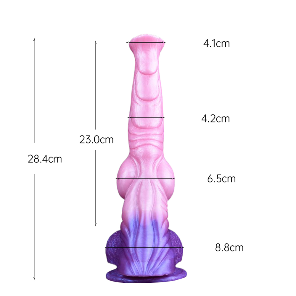 (image for) Large Horse Cock Dildo Silicone Fantasy Animal Penis