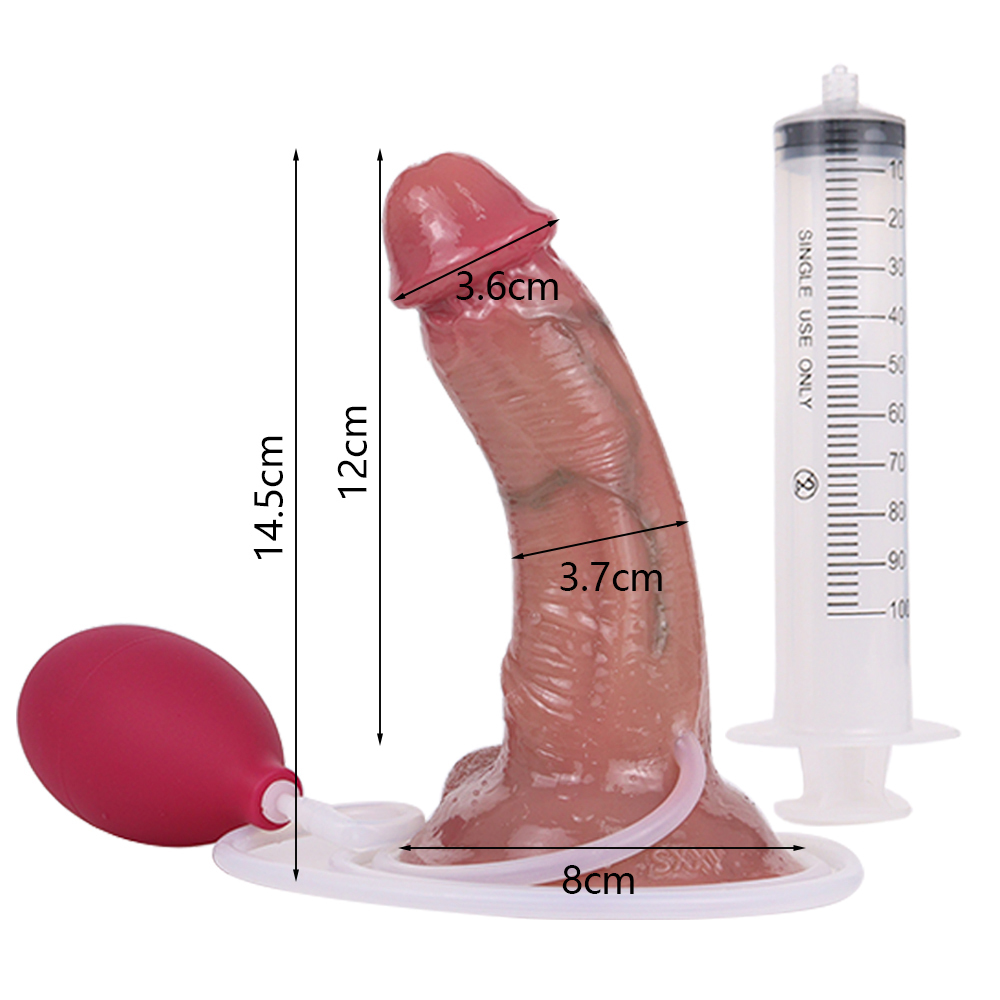 (image for) Squirting Realistic Soft Dildo
