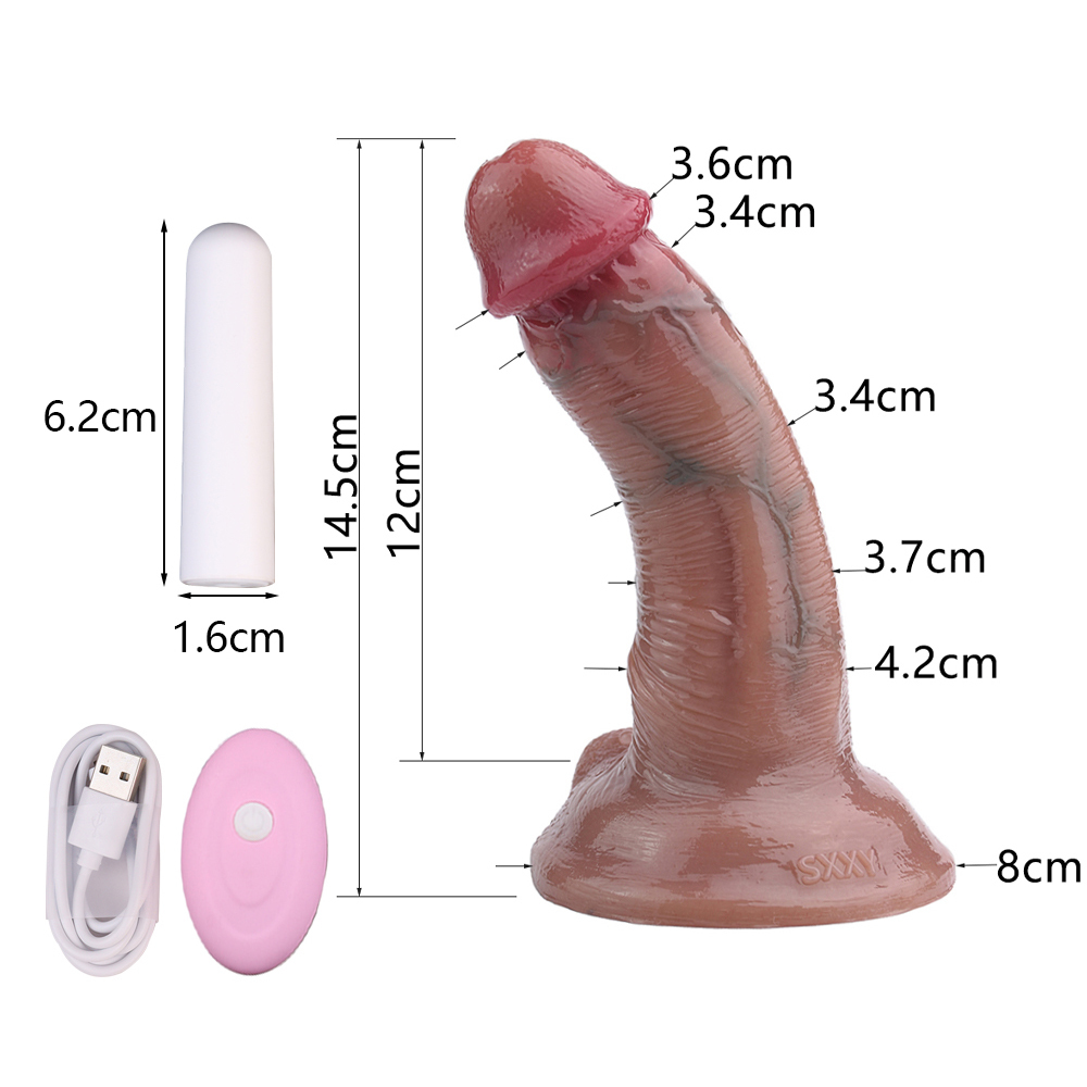 (image for) Realistic Soft Dildo Strong Suction Cup