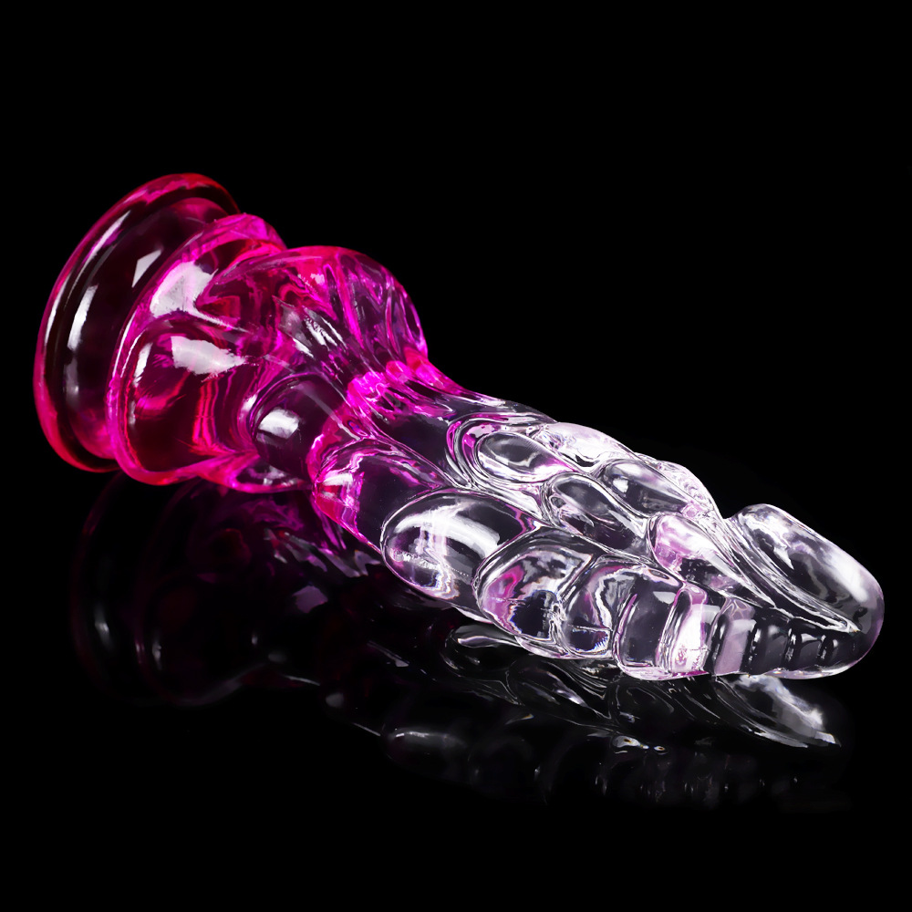 (image for) Crystal Double Color Dragon Dildo
